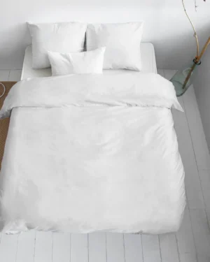 Primaviera Uni Satin White Dekbedovertrek