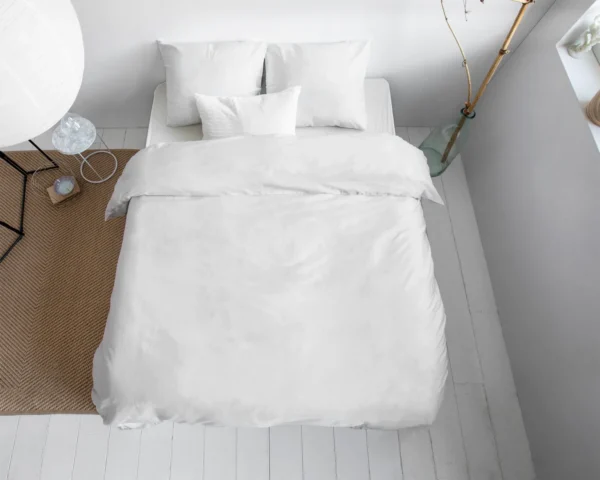 Primaviera Uni Satin White Dekbedovertrek