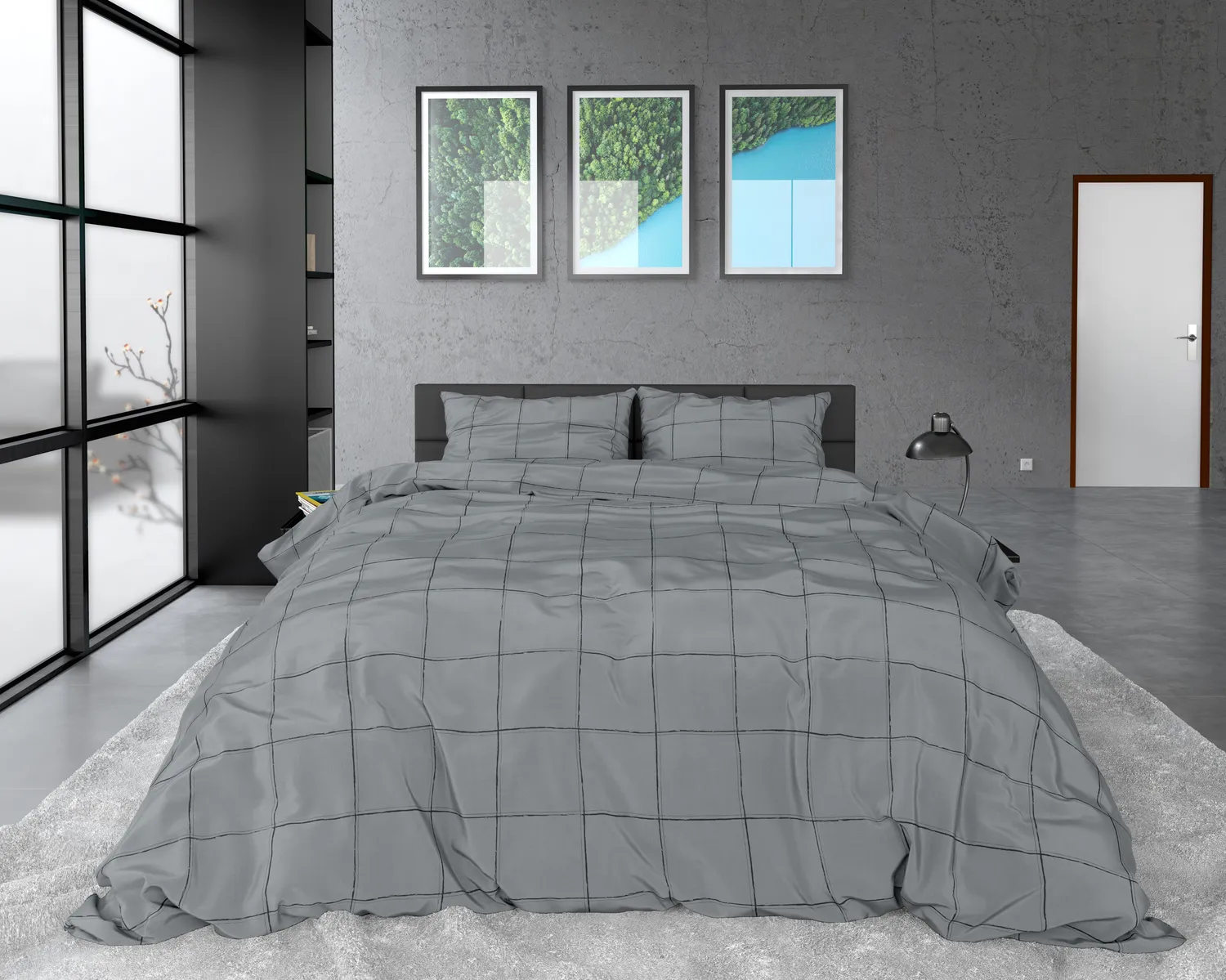 Dreamhouse Deep check Grey Dreamhouse Deep check Grey 7 1 Dreamhouse Deep check Grey
