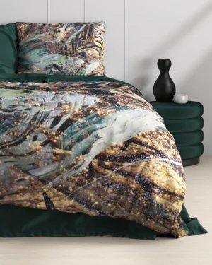 Dreamhouse Wild Apollo Taupe Dekbedovertrek