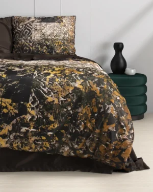 Dreamhouse Wild Granite Black Dekbedovertrek
