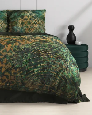 Dreamhouse Wild Venni Green Dekbedovertrek groen