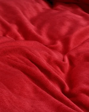 Sleeptime Velvet Uni Red