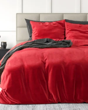 Sleeptime Velvet Uni Red