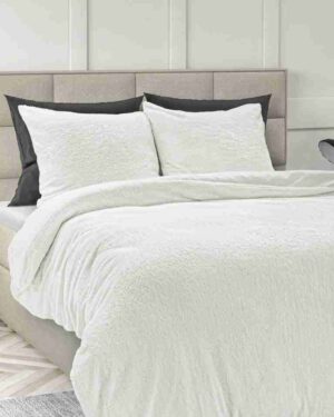 Sleeptime Teddy dekbedovertrek Wit