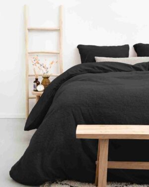 Sleeptime Teddy dekbedovertrek Antraciet