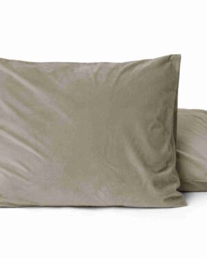 Sleeptime Velvet Kussensloop Taupe