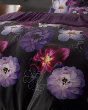 Sleeptime Magic Flower dekbedovertrek - Paars