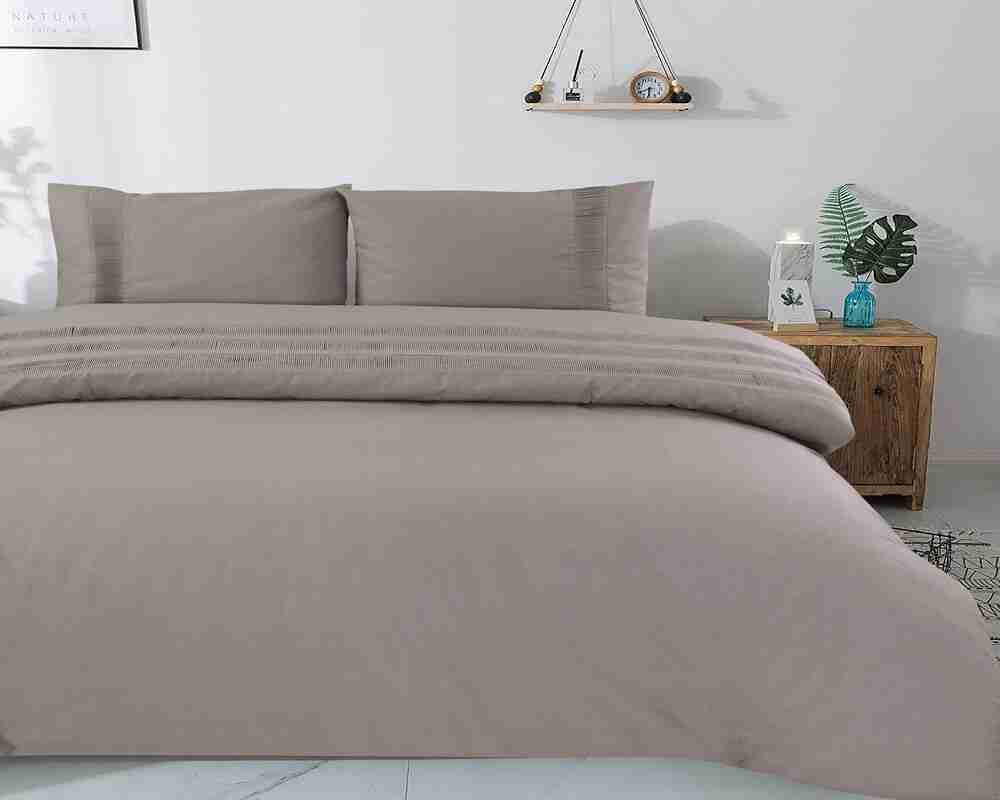 Dreamhouse Bali Dekbedovertrek taupe - Luxe en Stijlvolle Eenvoud Dreamhouse Bali Dekbedovertrek Taupe 2 Dreamhouse Bali Dekbedovertrek taupe