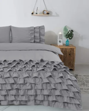 Dreamhouse Cyprus Dekbedovertrek grijs