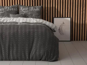 Sleeptime Bonne Nuit 4 Antraciet Dekbedovertrek