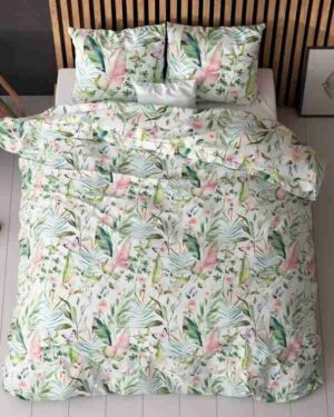 Sleeptime Elegance Mika Groen Dekbedovertrek