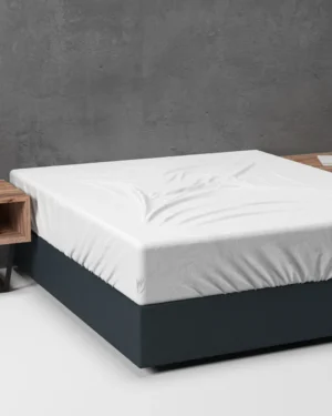 Sleeptime Flanel witte basic Hoeslaken