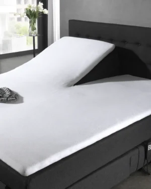 Dreamhouse Splittopper Molton Hoeslaken wit