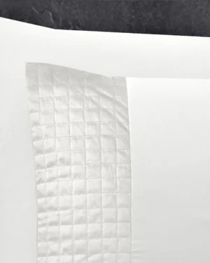 Sleeptime Velvet band wit Dekbedovertrek