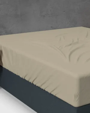 Sleeptime Flanel basic Hoeslaken Taupe