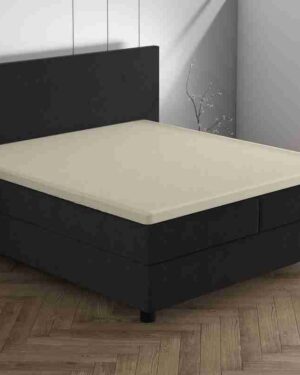 Dreamhouse Dubbel Jersey Topper Hoeslaken Creme