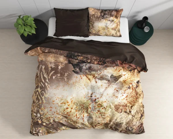 Dreamhouse Wild Inferno Dekbedovertrek Taupe