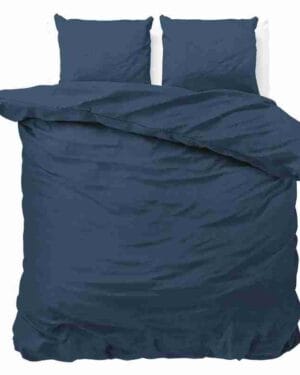 Zensation Hotel Satin Point Navy Dekbedovertrek