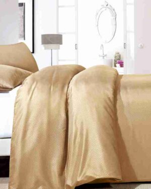 Zensation Hotel Satin Point Taupe Dekbedovertrek