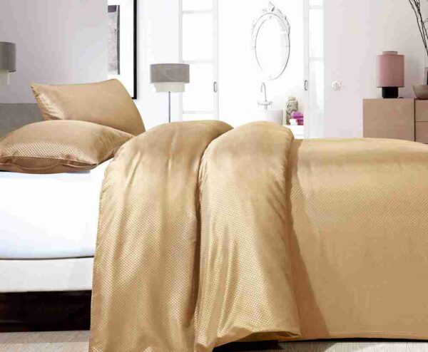 Zensation Hotel Satin Point Taupe Dekbedovertrek
