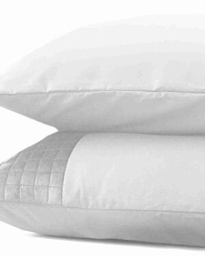 Sleeptime Velvet Band Wit kussenslopen - 2pack - 60 x 70