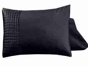 Sleeptime Velvet Band Zwart kussenslopen - 2pack - 60 x 70