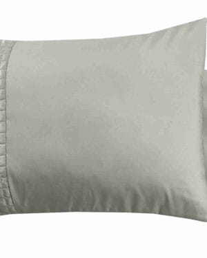 Sleeptime Velvet Band Sand/Grijs kussenslopen - 2pack - 60 x 70