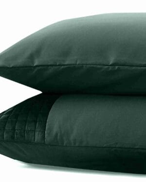 Sleeptime Velvet Band Groen kussenslopen - 2pack - 60 x 70