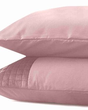 Sleeptime Velvet Band Roze kussenslopen Roze - 2pack - 60 x 70
