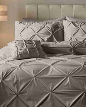 Sleeptime Velvet Pintuck Dekbedovertrek Zand