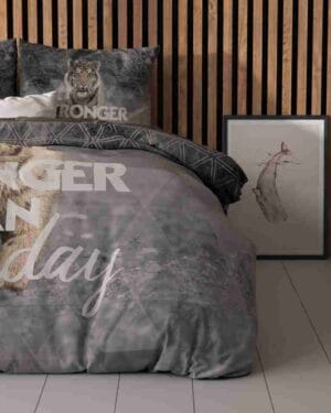 Sleeptime Stronger Dekbedovertrek Grijs