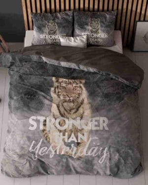 Sleeptime Stronger Dekbedovertrek Grijs