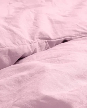Dreamhouse Stone washed Pink Dekbedovertrek