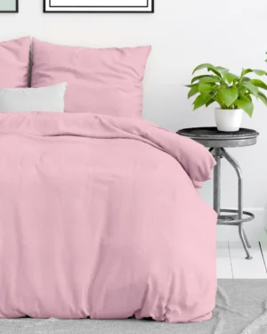 Dreamhouse Stone washed Pink Dekbedovertrek