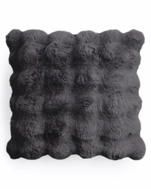 Primaviera Deluxe Pom Rabbit Fur sierkussen Antraciet