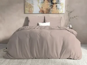 Dreamhouse Flanel Mendez Dekbedovertrek Taupe