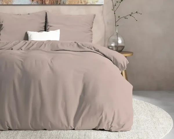 Dreamhouse Flanel Mendez Dekbedovertrek Taupe