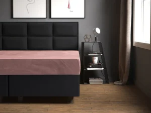 Sleeptime Velvet hoeslaken Oud Roze
