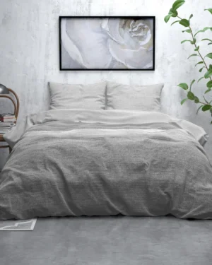 Dekbedovertrekken, Dekbedden & Bedlinnen Sleeptime Flanel Stone Stripe Grey 6 1 Sleeptime Flanel Stone Stripe Grey