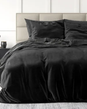 Sleeptime Velvet Uni Black