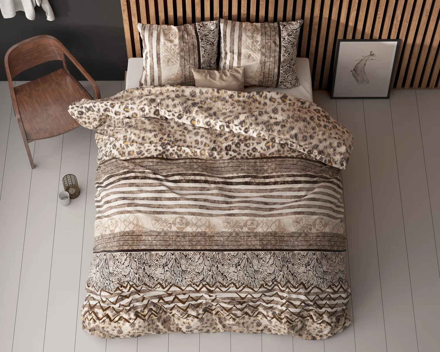 Sleeptime Cozy Panther dekbedovertrek Bruin Sleeptime Cozy Panther dekbedovertrek Bruin 7 Sleeptime Cozy Panther dekbedovertrek Bruin - Afbeelding 5