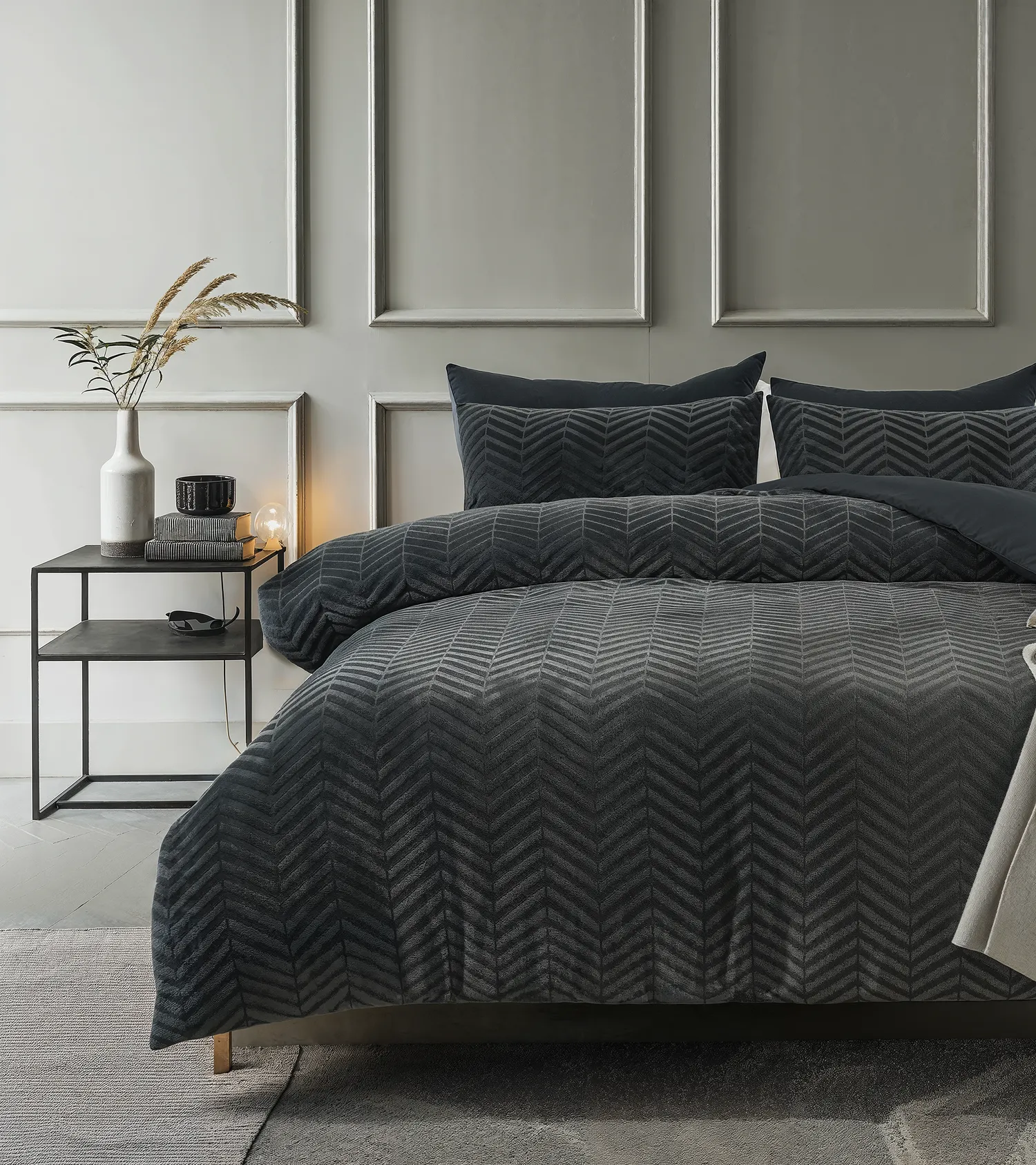 Sleeptime Teddy Chevron Dekbedovertrek Antraciet – Luxe en Warmte in Één Sleeptime Teddy Chevron Dekbedovertrek Antraciet 6 Sleeptime Teddy Chevron Dekbedovertrek Antraciet – Luxe en Warmte in Één