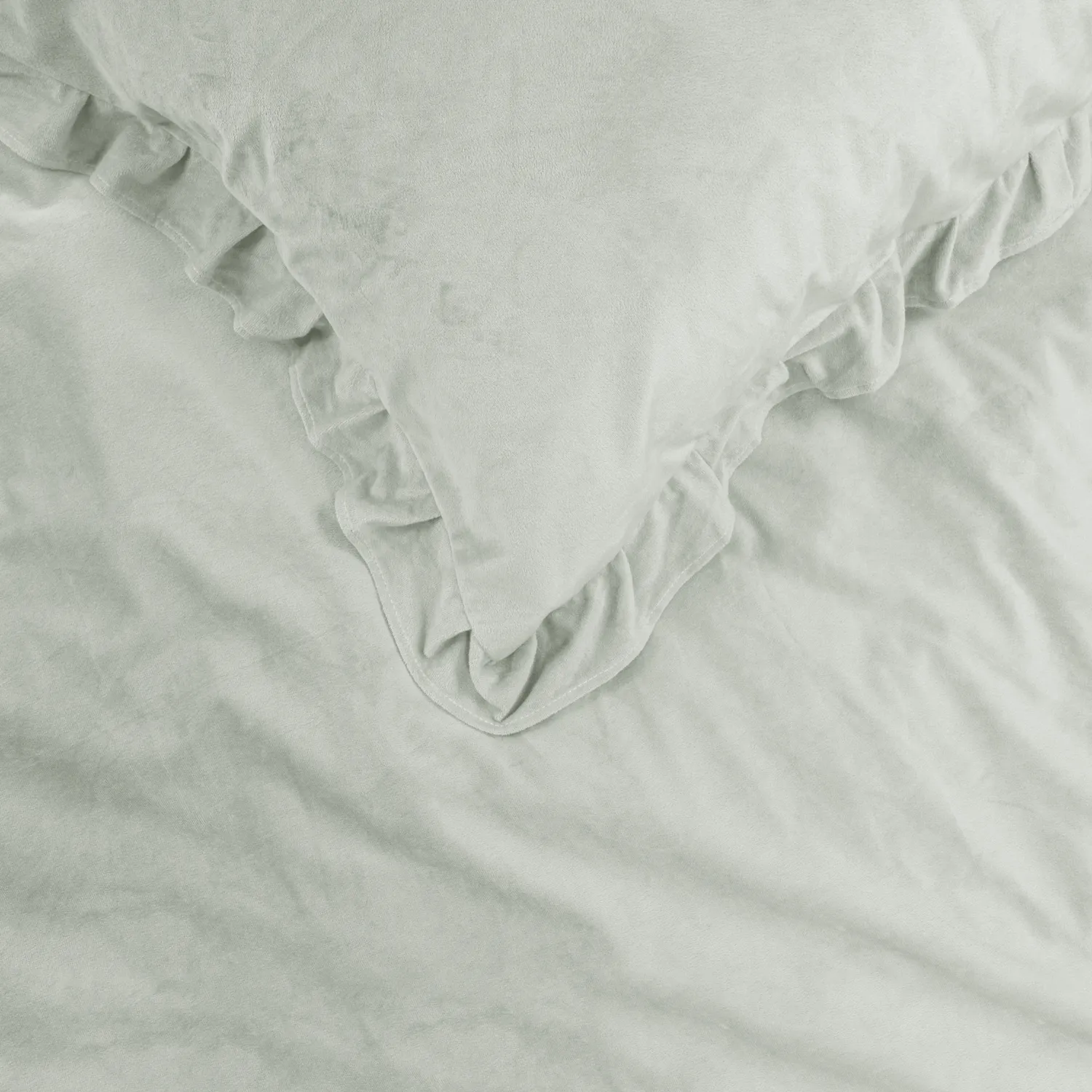 Sleeptime Velvet Ruffles Dekbedovertrek Wit Sleeptime Velvet Ruffles Dekbedovertrek Wit 5 Sleeptime Velvet Ruffles Dekbedovertrek Wit - Afbeelding 5