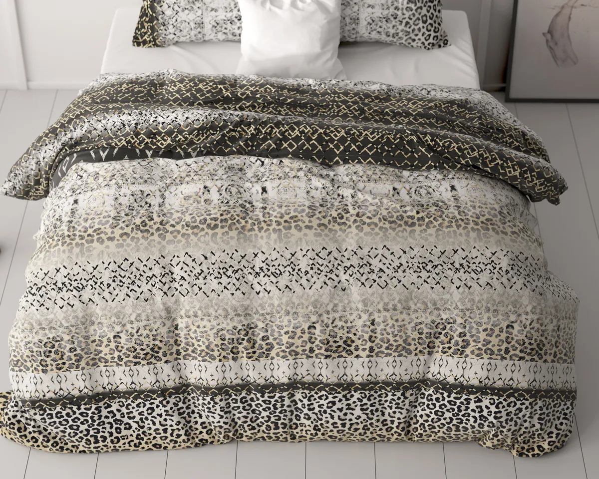 Sleeptime September Dekbedovertrek Grijs Sleeptime September Dekbedovertrek Grijs 2 Sleeptime September Dekbedovertrek Grijs