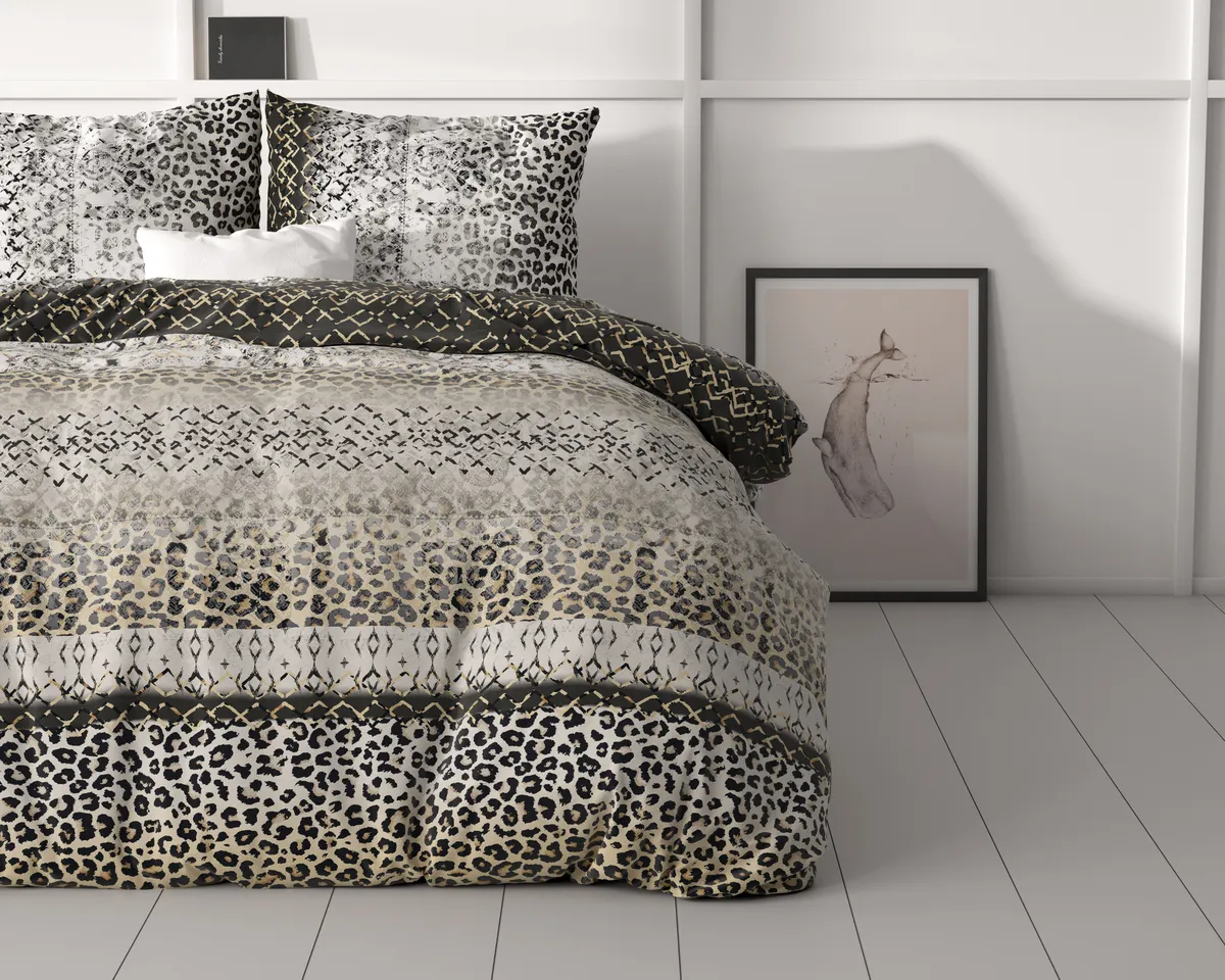 Sleeptime September Dekbedovertrek Grijs Sleeptime September Dekbedovertrek Grijs 4 Sleeptime September Dekbedovertrek Grijs