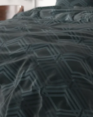 Sleeptime Wavey Dekbedovertrek Navy