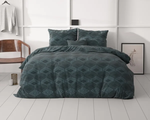 Sleeptime Wavey Dekbedovertrek Navy