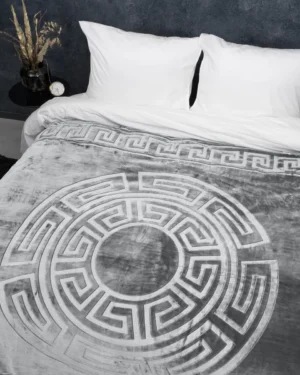 Sleeptime Embossed Zeta Deken Grijs